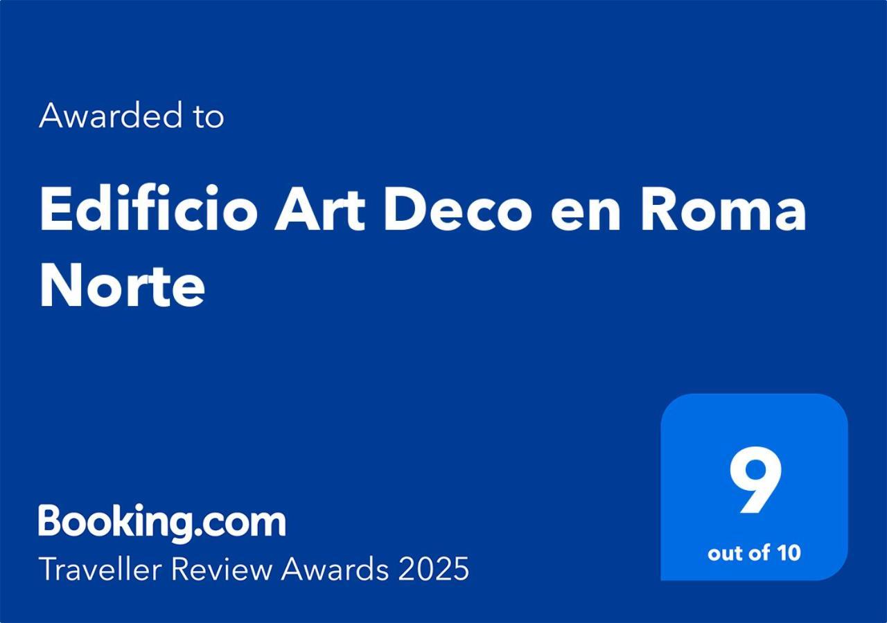 Edificio Art Deco En Roma Norte Mexico City Luaran gambar